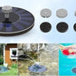 💧50% RABATT NU! ☀️ Solcellsdriven fågelbadspump – 1,4W solpanel, 4 munstycken och dränkbar för damm, trädgård och pool 🐦
