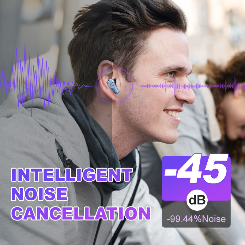 2024 Nya Upgra🔥Noise-Cancelling trådlösa Bluetooth-öronsnäckor för sport