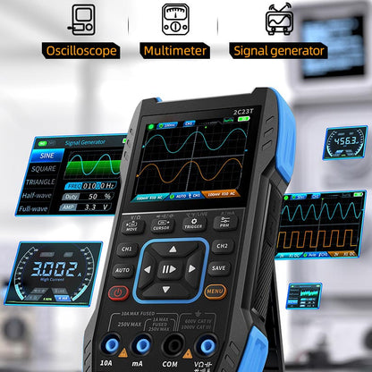 🔥50% rabatt under en begränsad tid🔥2C23T Digital Oscilloscope Multimeter DDS Generator 3 in 1