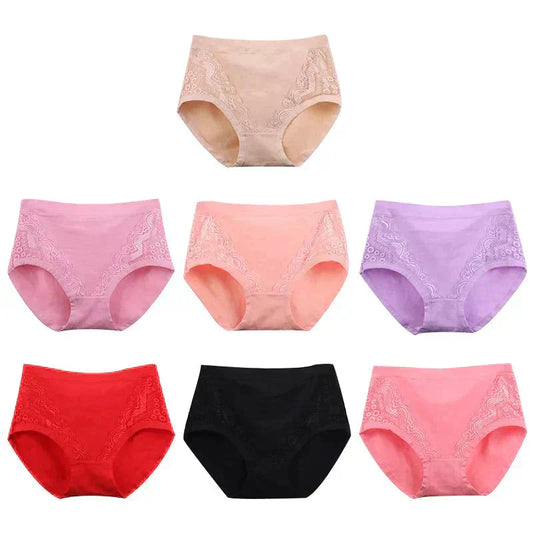 🌿2025 Plus Size High Waist läckagesäkra bomullstrosor