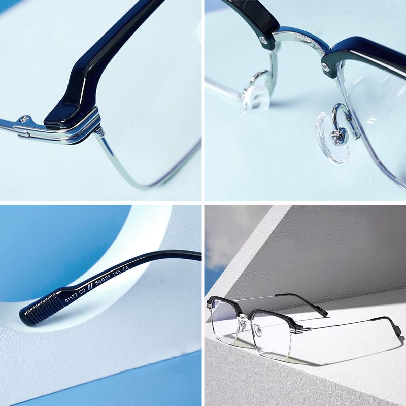 🔥Fashionable Anti-blue Light Square Myopic Glasses