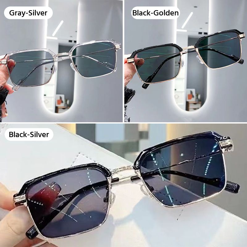 🔥Fashionable Anti-blue Light Square Myopic Glasses