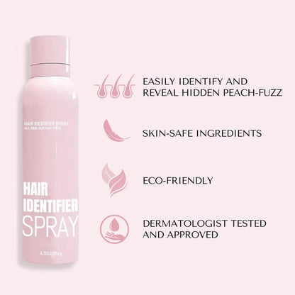 Haaridentificatiespray + dermaplanerset