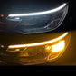 🎉 2026 REA — Över 28 000 sålda!💡 2-pack Flexibel LED-flytande signallampa för bil - Vattentät Tvåfärgad 12V Slinga ⚡