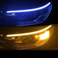 🎉 2026 REA — Över 28 000 sålda!💡 2-pack Flexibel LED-flytande signallampa för bil - Vattentät Tvåfärgad 12V Slinga ⚡
