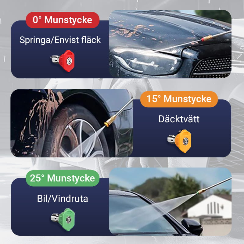 🔥Högtrycksvattenpistol med förlängningsstång i rostfritt stål