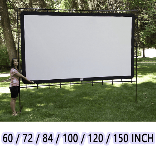 📺 50% RABATT NU! ✨ Jättestor Bärbar Utomhusbiografskärm - 4K HD-projektion med Justerbart Stativ för Cinemaupplevelse i Trädgården 🎬🌟