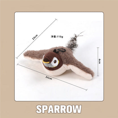 😻Laddningsbara beröringsaktiverade kattleksaker med realistiska ljudeffekter🐦 - Köp 2 st och få fri frakt