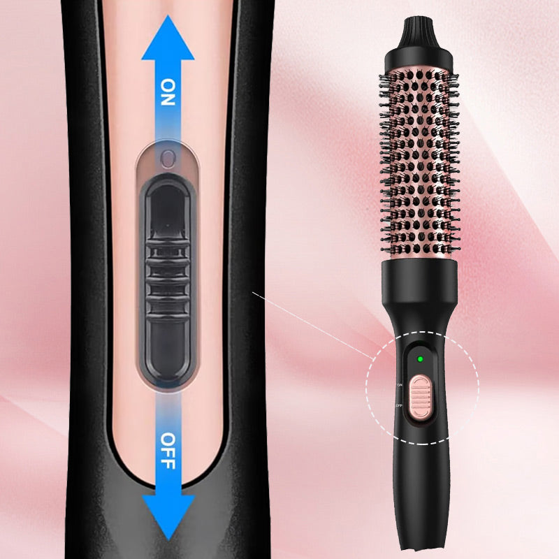 🤩 Begränsad het försäljning 💖🔥3 i 1 Termisk borste 32mm Curling Iron Brush