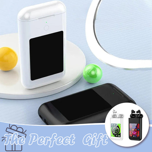 🔥Hot Sale 50% rabatt under en begränsad tid⏳Portabla 3-i-1 laddare Multimedia Bluetooth-öronsnäckor