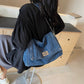 👜 BEGRÄNSAD TID 50% RABATT! ✨ Retro Denim Kedjerem Väska – Stor Kapacitet, Vintage, Hållbar 🧵