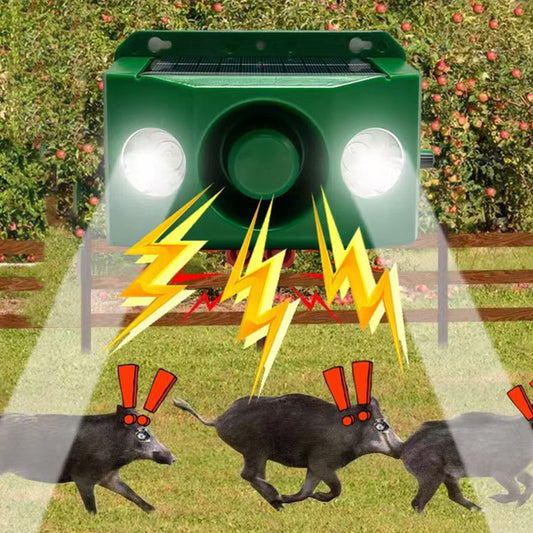 🔥Rovdjursavvisande Sol-varningsljus med Hög Volym