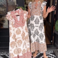 👗 50% RABATT! 🌸 Elegant ärmlös klänning med volanger och tryck för kvinnor – Lätt, feminin & perfekt för sommardagar, bröllop eller semester 🏖️