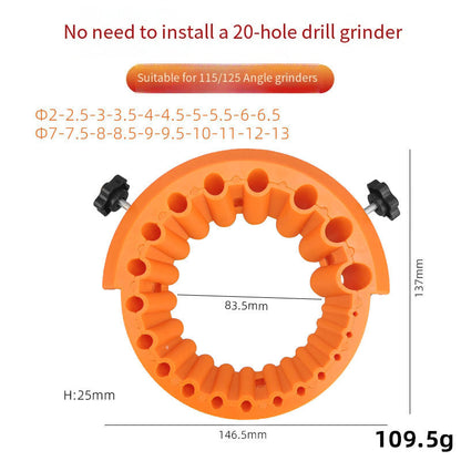 Multifunktion drillbitslip för vinkelslip