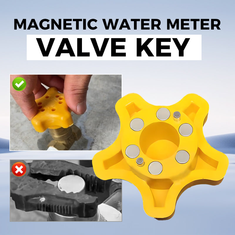 Magnetisk vattenmätare ventilnyckel