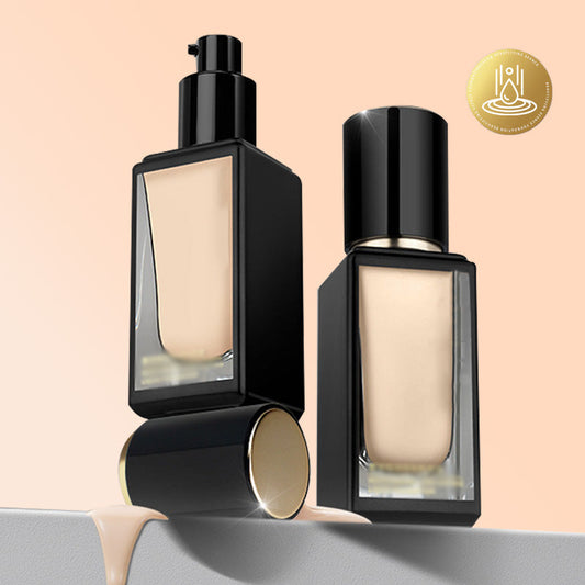 Långvarig Light Liquid Foundation med Powder Puff
