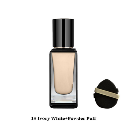 Långvarig Light Liquid Foundation med Powder Puff