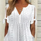 👗 50 % RABATT NU! 🌸Elegant V-ringad klänning med urtagning för kvinnor