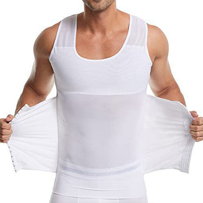Slimming Mesh Waist-Cinching Vest för män