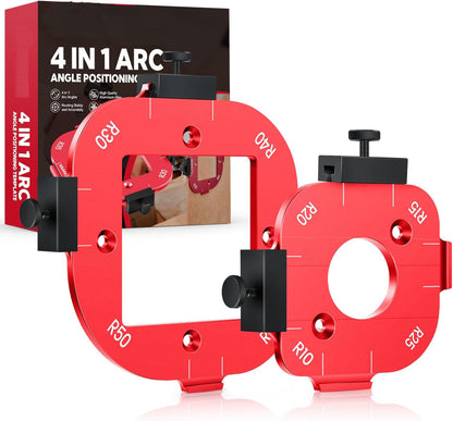 📐 50% RABATT NU! 🔧 4-i-1 Båge Vinkel Positioneringsmall – Flervinkelmätning, Exakt Märkning & Hållbart Material 🛠️