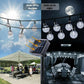 ☀️✨ 50% RABATT! Vattentäta solcellsdrivna LED-stränglampor för utomhusbruk