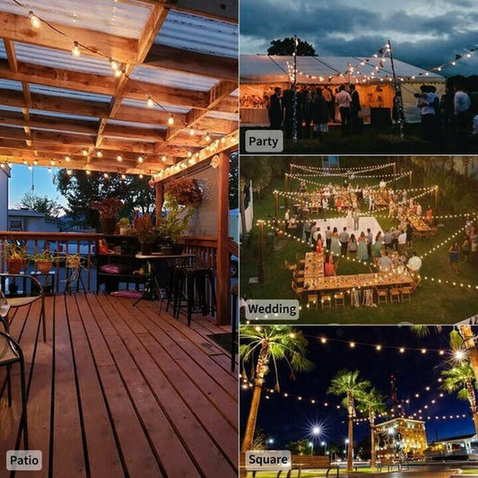 ☀️✨ 50% RABATT! Vattentäta solcellsdrivna LED-stränglampor för utomhusbruk