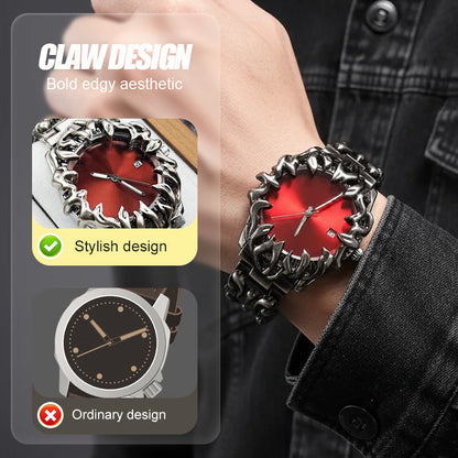 ⌚ BEGRÄNSAD TID 50% RABATT! ✨ Klo Disk Klocka – Unik Design, Rostfritt Stål, Kvarts, 4 Färger ⏳