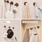 🧺 KÖP 1 FÅ 1 GRATIS! 🪝 Vattentät Klädkrok i Trä – Ingen Borrning Krävs, Stabil & Perfekt För Badrum, Kök & Hall 🚪