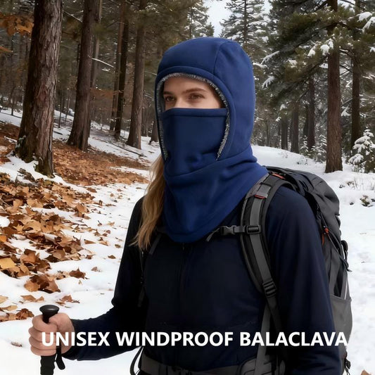 🔥Unisex vinter varm halsmask hörselskydd mössa i ett stycke