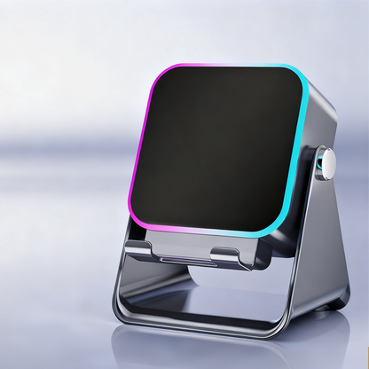 ⏳Tidsbegränsat specialerbjudande⏰5-i-1 Trådlös Induktionshögtalare Med Bluetooth och Justerbart Telefonstativ