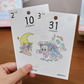 2026 Interaktiv daglig målarbokskalender