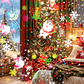 🎄 50% REA NU! 🔥 Roterande LED-julprojektor - 8 Festliga Mönster & Vattentät, Perfekt för Julpynt Utomhus ✨