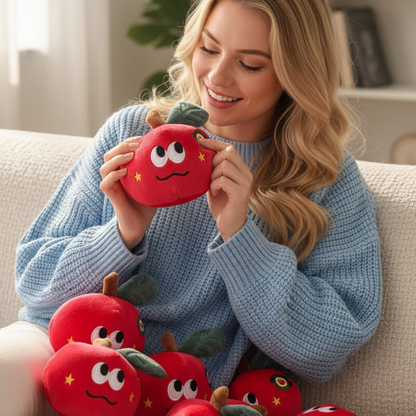 Överraskningsplyschäpple-nyckelring (Charm)