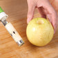 🍎🔥 KÖP 1, FÅ 1 GRATIS! Rostfritt 2-i-1 fruktkärnare & skalare – Skär, urkärna & servera som en proffskock! ✨