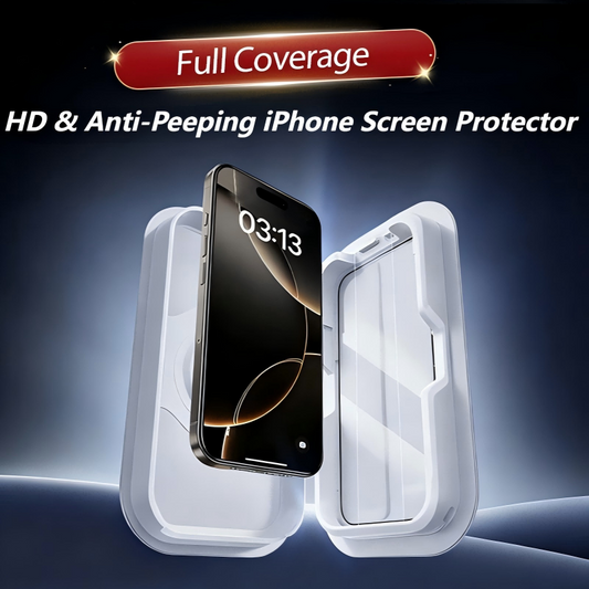 🔥HD-skärmskydd med full täckning och anti-spionfunktion för iPhone