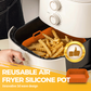 🍟 ✨ Återanvändbar Silikonkanna för Airfryer – Måttanpassad, Lätt att Rensa & Lång Livslängd 🔥