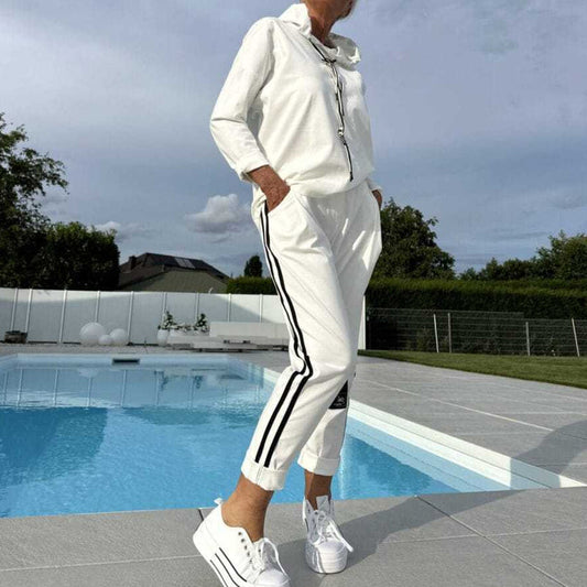 Huvtröja och byxor med dragsko för damer