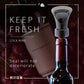 🍷 BEGRÄNSAD TID 50% RABATT! 🧪 2-i-1 Vinsparare – Vakuumpump & förseglare, bevarar fräscheten & aromen ✨