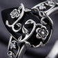 Bohemisk vintage ring med blommönster