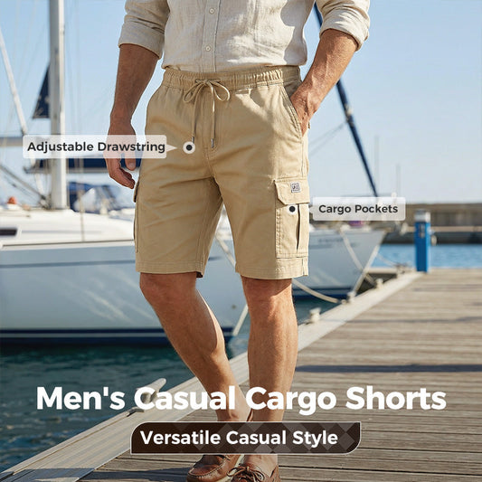 💥Het försäljning - 50 % RABATT💖Herrshorts i casual stil med dragsko i midjan