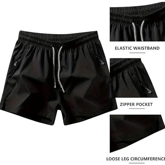 🏃‍♂️🔥 50% RABATT! | Snabborkande Sportshorts för Herr – Säkra Fickor & Elastisk Midja!