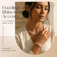 💎 50% RABATT NU! ✨ Justerbart Strass Blad Länk Halsband & Armband Set – Elegant Design, Gnistrande Kristaller & Perfekt Present 🍃