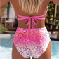 👙🌊Kantarka sexig tryckt bikinib