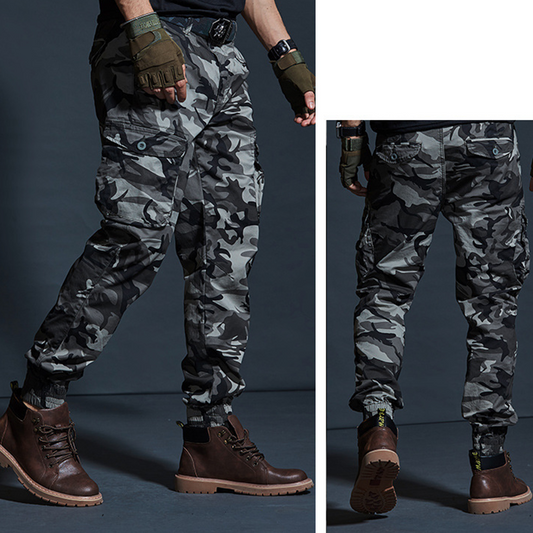 ✨ Herrar Casual Cargo Joggers - 🎁 Fri Frakt
