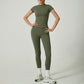 👚 50% RABATT! 🏃 Tvådelat Bomullssportset för Damer – Tröja & Leggings, Bekvämt & Perfekt för Träning & Fritid 💪