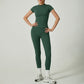 👚 50% RABATT! 🏃 Tvådelat Bomullssportset för Damer – Tröja & Leggings, Bekvämt & Perfekt för Träning & Fritid 💪