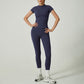👚 50% RABATT! 🏃 Tvådelat Bomullssportset för Damer – Tröja & Leggings, Bekvämt & Perfekt för Träning & Fritid 💪