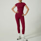 👚 50% RABATT! 🏃 Tvådelat Bomullssportset för Damer – Tröja & Leggings, Bekvämt & Perfekt för Träning & Fritid 💪