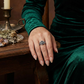 Vintage ring med keltisk trinitetsknut
