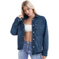 💙 50% RABATT 💖 | Avslappnad Denimskjortjacka – Långärmad & Oversized